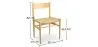 Wooden Dining Chair - Retro Design - Cawi image 7