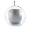 Designer hanging armchair - Faux leather upholstery - Popi image 7