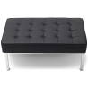 Buy Design bench - 2 seats - Upholstered in polyurethane - Konel Black 13213 at Privatefloor