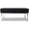 Design Bench - 2 seats - Upholstered in Leather - Konel image 7