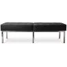 Bench Upholstered in Leather - 3 Seats - Kannes image 7