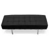 Bench Upholstered in Leather - 2 Seats - Town image 7