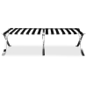 Buy  Bench - Footrest Upholstered in Faux Leather - Town Black 13225 in the United Kingdom