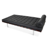 Buy Bed - Designer Divan - Leather Upholstered - Town Black 13229 at Privatefloor