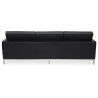 Buy Leather Upholstered Sofa - 3 Seater - Konel Black 13247 at Privatefloor