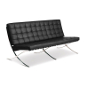 Buy Town Sofa (3 seats) - Premium Leather Black 13266 - prices
