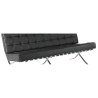 Buy Town Sofa (3 seats) - Premium Leather Black 13266 with a guarantee
