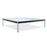 Buy Square coffee table - Glass - 120 cm - Kart Steel 13299 - prices