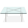 Buy Square coffee table - Glass - 12mm - Town Steel 13307 - in the UK