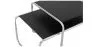 Set of 2 Stackable Coffee Tables - Wood and Steel - Lacky image 7