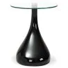 Designer Round Side Table - Glass - Lawa Bistro image 7