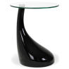 Buy Designer Round Side Table - Glass - Lawa Bistro Black 13312 - prices