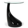 Designer Round Side Table - Glass - Lawa Bistro image 7