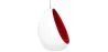 Hanging Egg Design Armchair - Upholstered in Fabric - Eny image 7