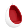 Buy Hanging Egg Design Armchair - Upholstered in Fabric - Eny Red 16504 - prices