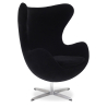 Buy Armchair with armrests - Fabric upholstery - Brave Black 13412 - prices