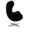 Buy Armchair with armrests - Fabric upholstery - Brave Black 13412 at Privatefloor