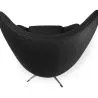 Armchair with armrests - Leather upholstery - Egg-shaped design - Brave image 7