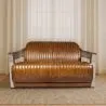 Leather Upholstered Sofa - 2 Seater - Churchill image 7