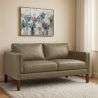 Polyurethane Leather Upholstered Sofa - 2 Seater - Mordecai image 7