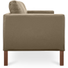 Buy Polyurethane Leather Upholstered Sofa - 2 Seater - Mordecai Taupe 13921 at Privatefloor