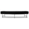 Curved Bench - Upholstered in Faux Leather - Karlo image 7