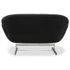 Curved 2 Seater Sofa - Fabric Upholstered - Svin image 7