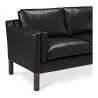 Leather Upholstered Sofa - 3 Seater - Menache image 7