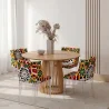 Dining Chair - Transparent Legs - Patterned Design - Miss Style image 7