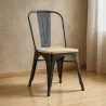 Dining Chair - Industrial Design - Wood & Steel - Stylix image 7