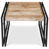 Buy Small Wooden coffee table - Vintage Industrial Design - Onawa Natural wood 58461 - prices