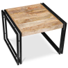 Buy Small Wooden coffee table - Vintage Industrial Design - Onawa Natural wood 58461 in the United Kingdom