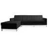 Chaise longue design - Upholstered in Polipiel - Nova image 7