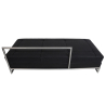 Buy Bench upholstered in faux leather - Dayved Black 15430 in the United Kingdom