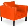 Armchair with Armrest - Upholstered in Leather - Betzalel image 7