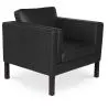Armchair with Armrest - Upholstered in Leather - Betzalel image 7