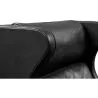 Armchair with Footrest - Upholstered in Polyurethane Leather - Micah image 7