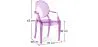 Children's Chair - Children's Chair Transparent Design - Louis XIV image 7