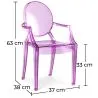 Children's Chair - Children's Chair Transparent Design - Louis XIV image 7