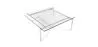 Square coffee table - Glass - 15mm - Billo image 7
