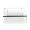 Buy Square coffee table - Glass - 15mm - Billo Steel 16320 at Privatefloor