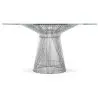 Round Dining Table - Glass and Metal - Barrel image 7