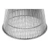 Round Dining Table - Glass and Metal - Barrel image 7