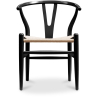 Buy Wooden Dining Chair - Scandinavian Style - Wish Black 99916432 - in the UK