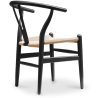 Buy Wooden Dining Chair - Scandinavian Style - Wish Black 99916432 in the United Kingdom