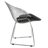 Buy Lounge Chair - Steel Design Chair - Berty Black 16443 at Privatefloor