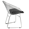Buy Lounge Chair - Steel Design Chair - Berty Black 16443 in the United Kingdom