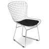 Buy Steel Dining Chair - Grid Design - Lived Black 16450 - prices