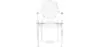 Transparent Dining Chair - Armrest Design - Louis XIV image 7