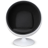 Buy Design Ball Armchair - Upholstered in Fabric - Batton Black 16498 - in the UK